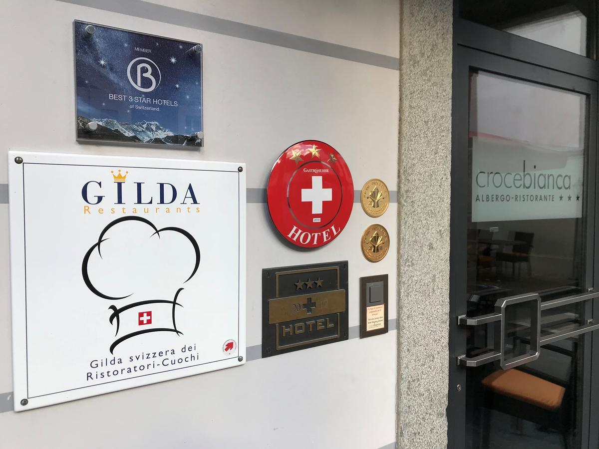 Albergo Croce Bianca Poschiavo Exterior foto